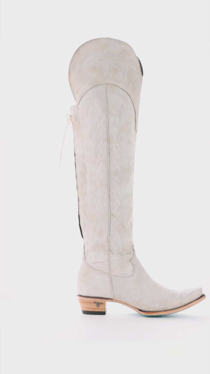 Lexington OTK Corset - Ceramic Crackle Ladies Boot Western Fashion by Lane