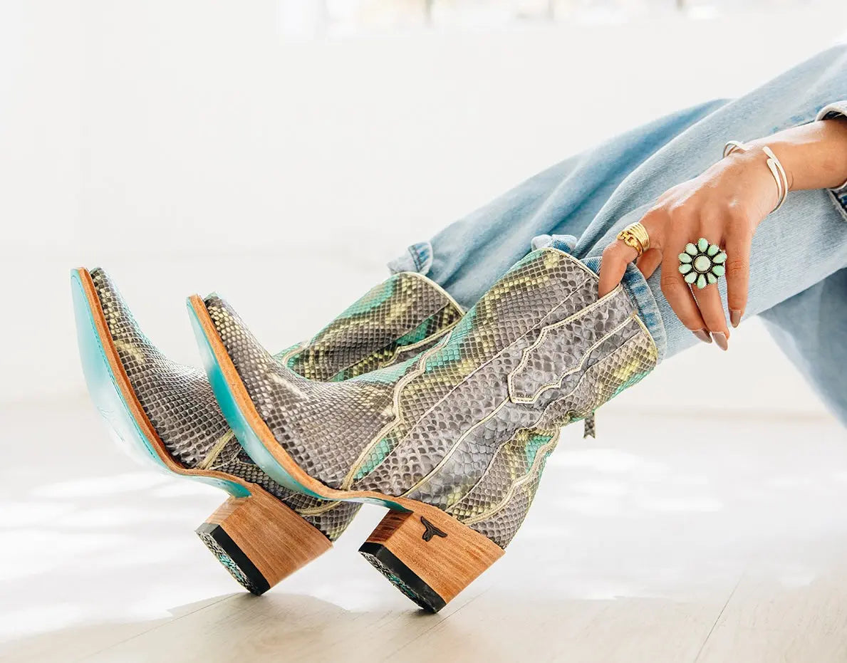 VICKSON EXOTICS COLLECTION Lane Boots