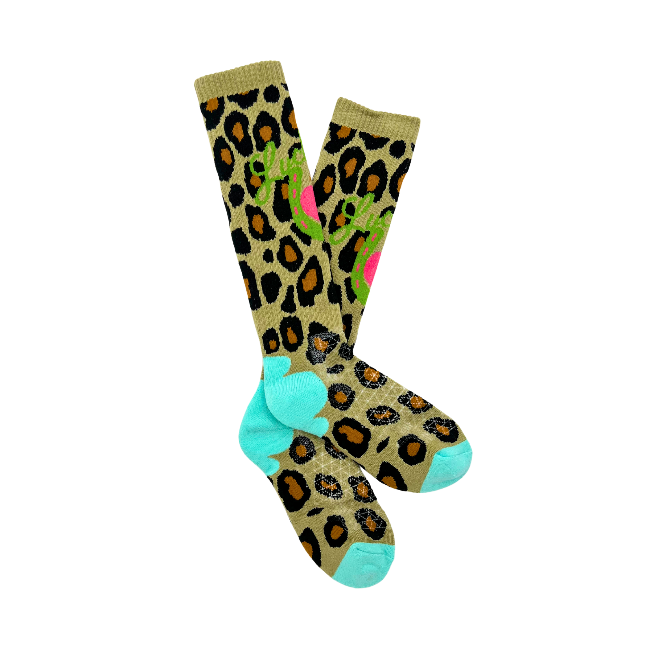 Lucky Leopard Diva Performance Socks