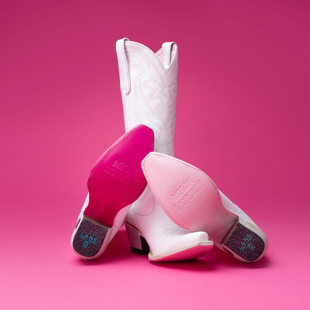 Cloud 9 Megan Moroney Smokeshow - Matte White Ladies Boot Western Fashion by Lane