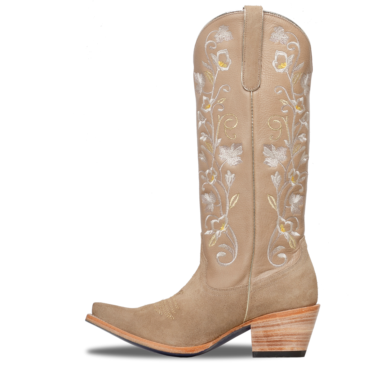 Joy Boot - Chardonnay Suede Ladies Boot Western Fashion by Lane