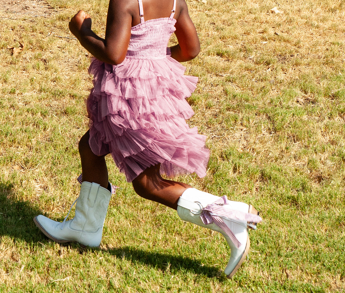 Texas A&M Future Legacy Lil' Lane Girls Boots - Matte White Kids Boots Western Fashion by Lane