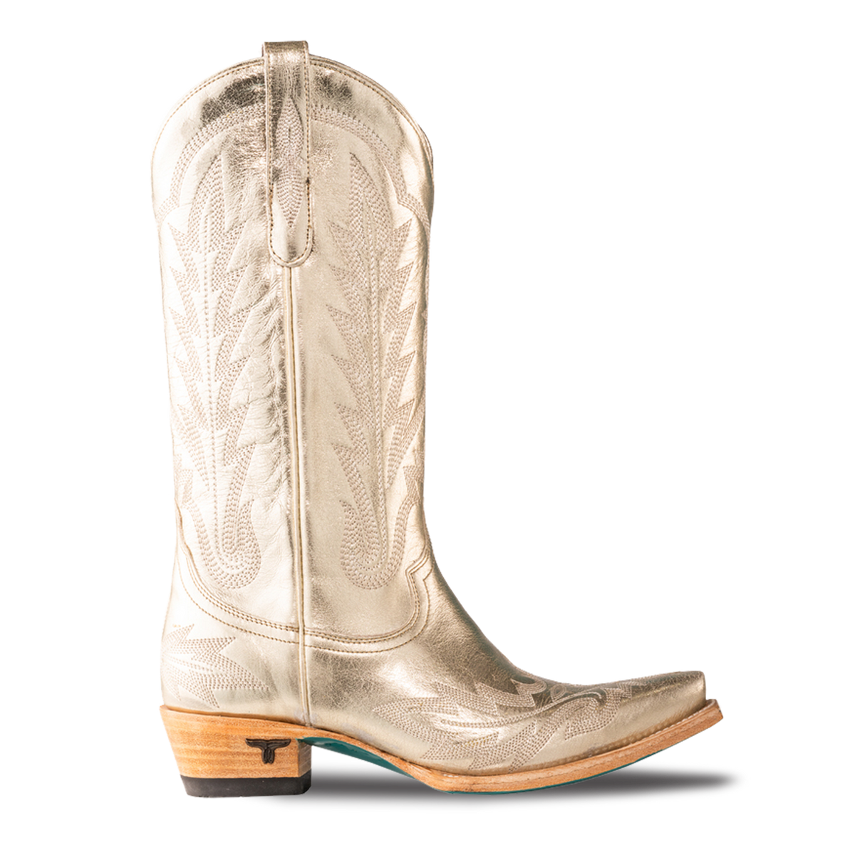 Lexington Boot - Champagne Metallic Lane Boots