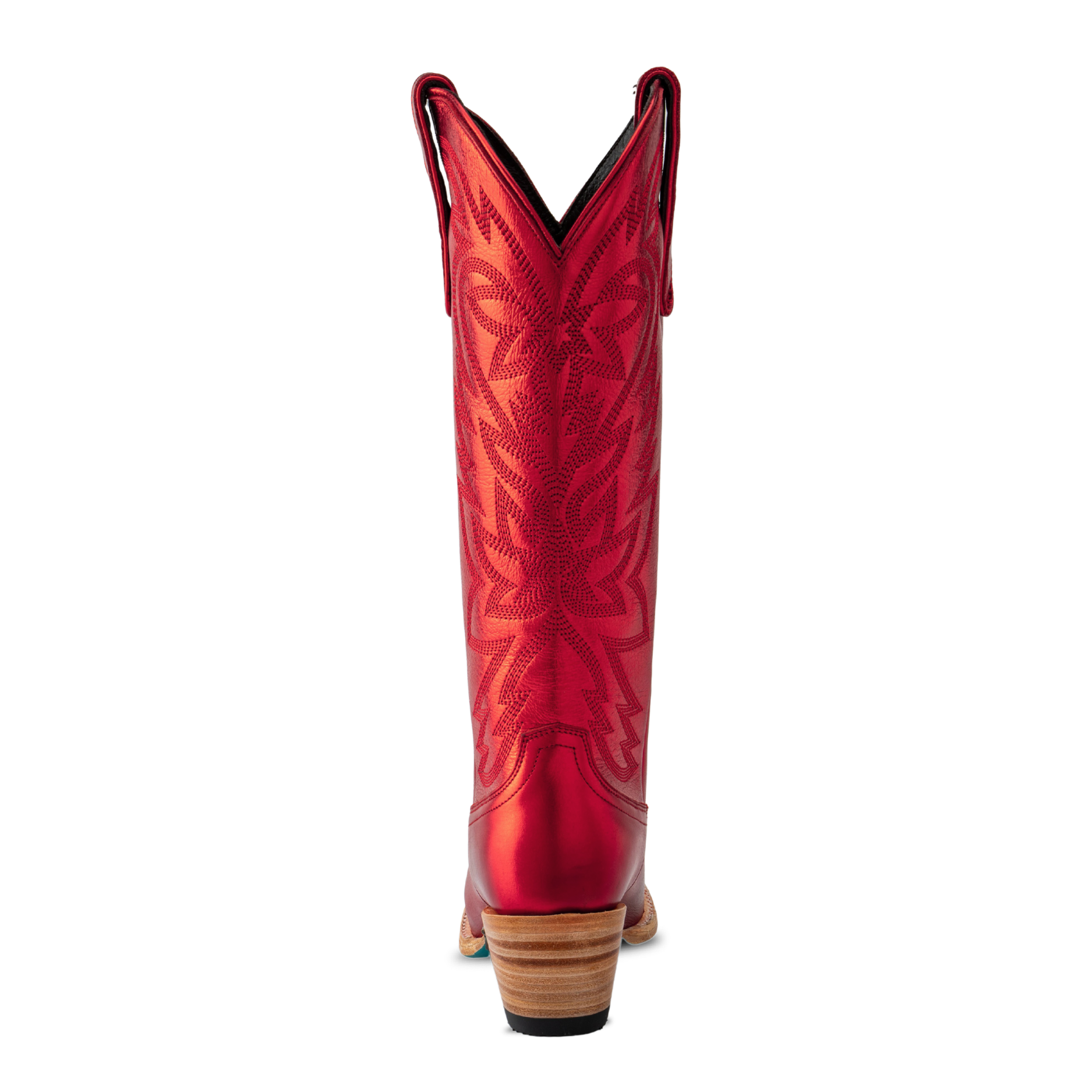 Smokeshow Boot - Red Metallic Ladies Boot Western Fashion by Lane