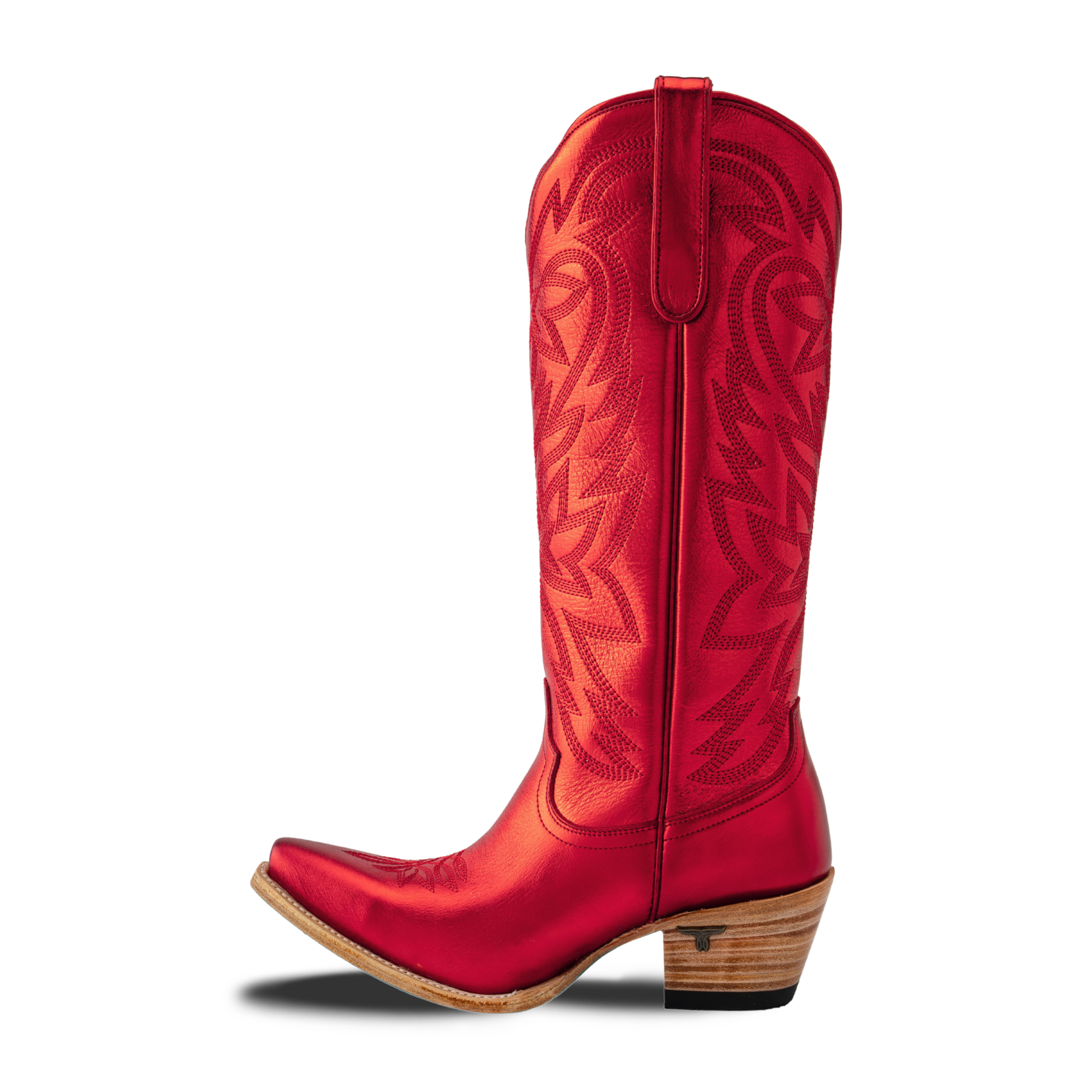 Smokeshow Boot - Red Metallic Ladies Boot Western Fashion by Lane
