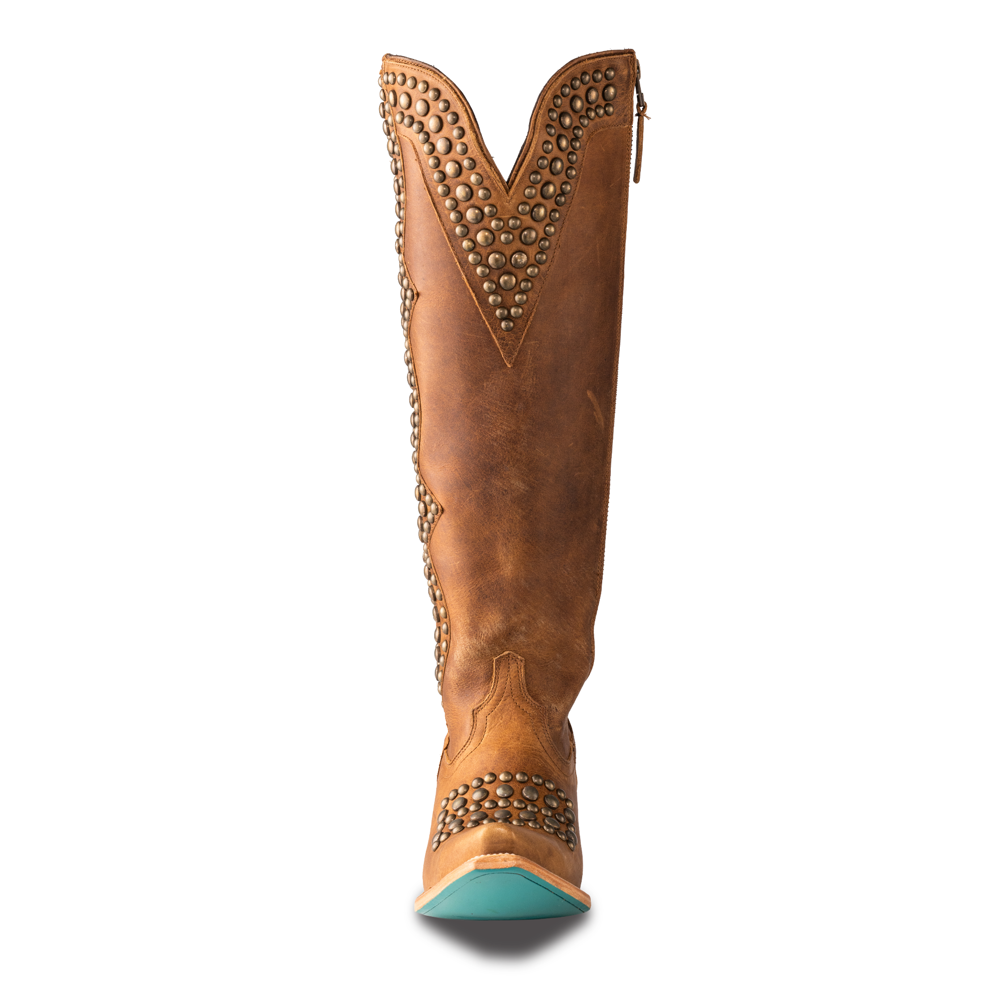 Studded Helix Knee High - Desert Clay Lane Boots