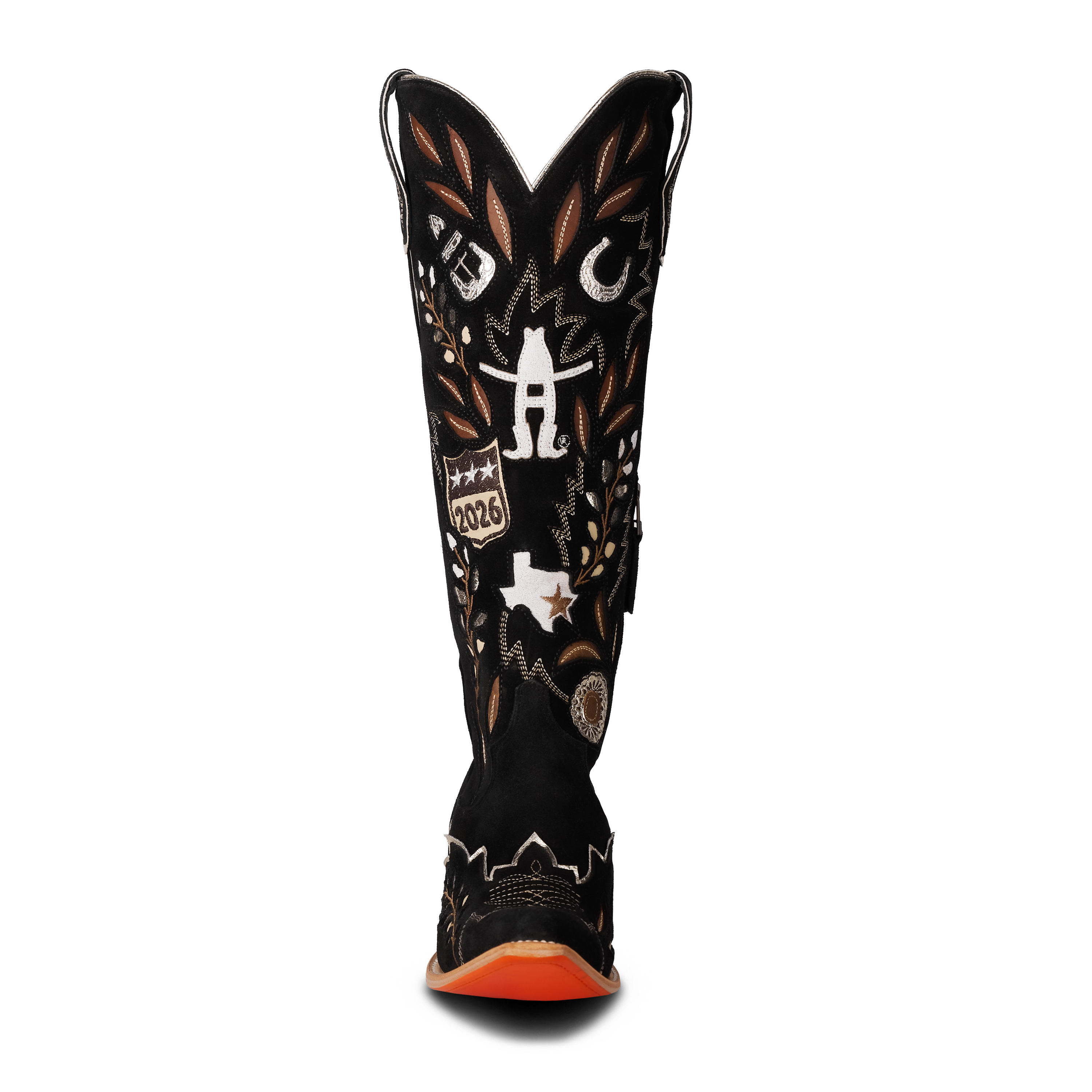 Houston Rodeo Ladies Knee High 2026 Limited Edition - Jet Black Ladies Boot Western Fashion by Lane