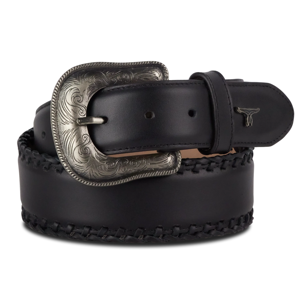 Western Woven Belt With Buckle 1.5 Woven Laced Belt with Single Buckle - Ceramic Crackle main image 2