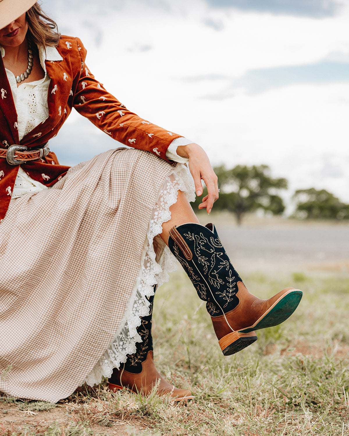 Bridlewood Square - Desert Clay Ladies Boot Western Fashion by Lane