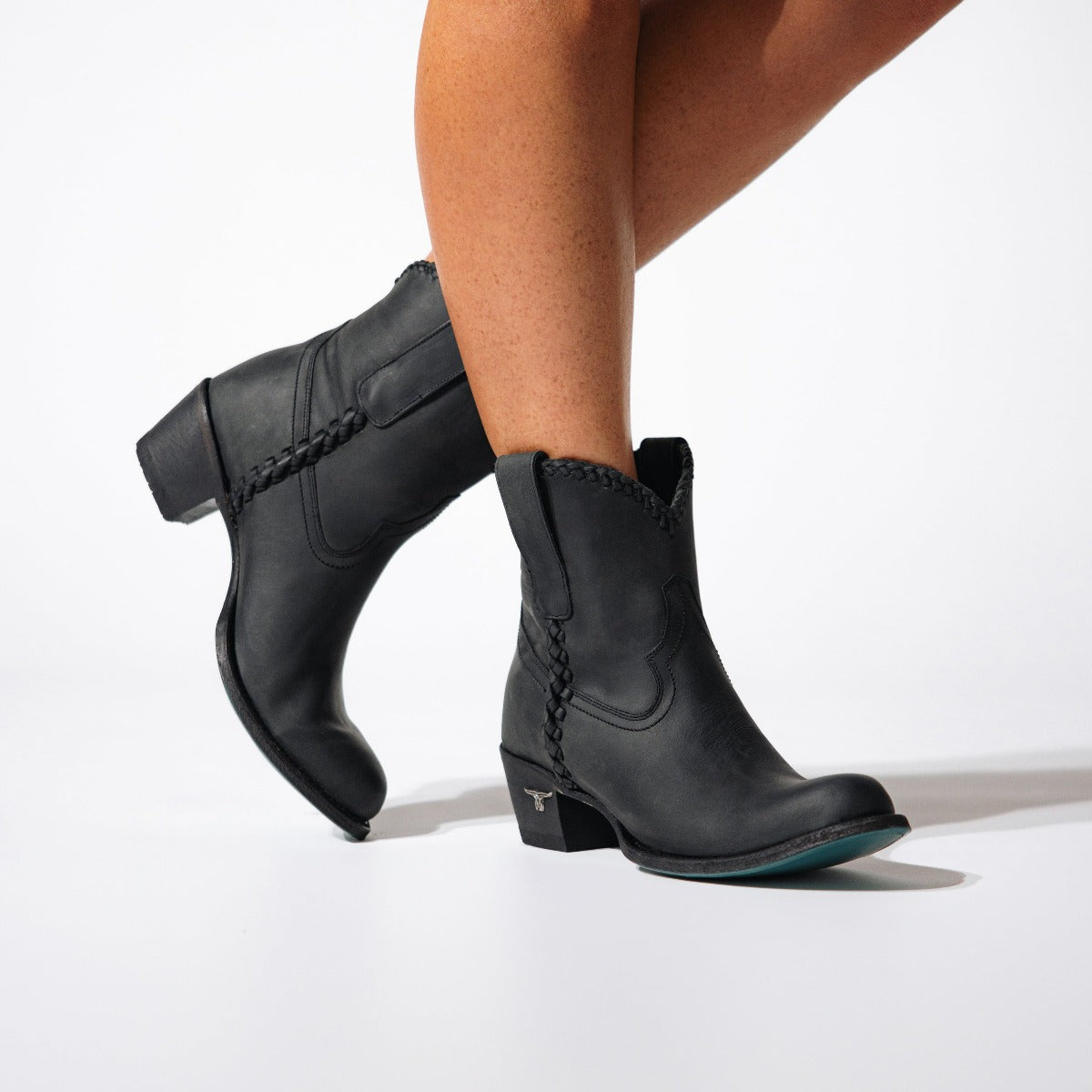 PJ Bootie - Matte Black **FINAL SALE** Ladies Bootie Matte Black Western Fashion by Lane