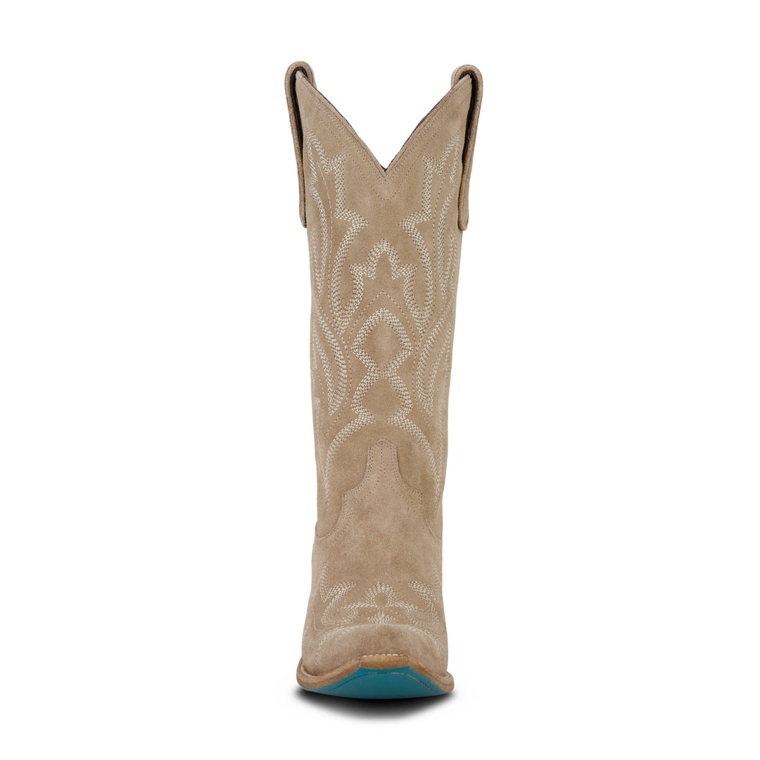 Saratoga Boot x West Desperado - Latte Roughout Ladies Boot Western Fashion by Lane