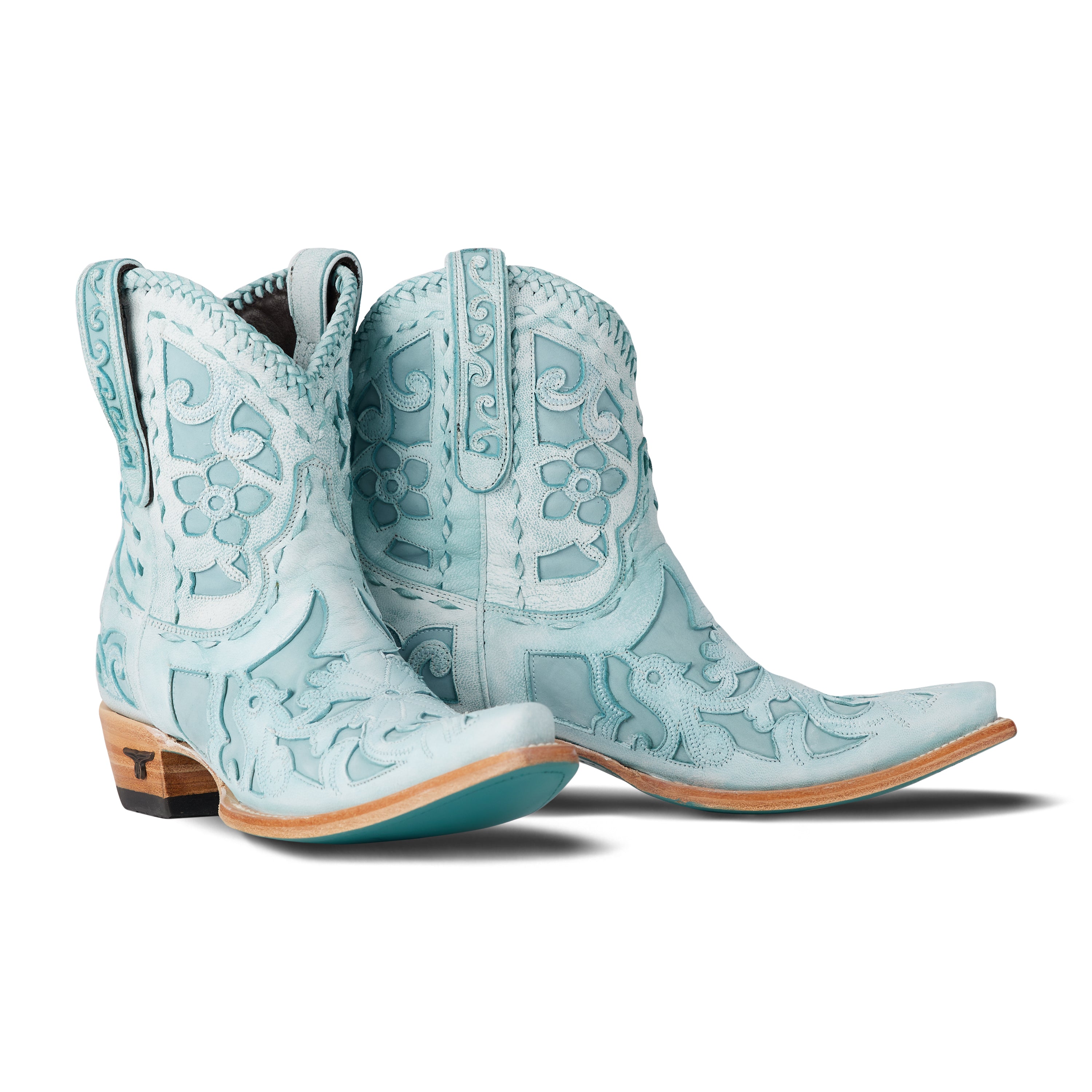 Robin Bootie - Powder Blue Ladies Bootie  Western Fashion by Lane