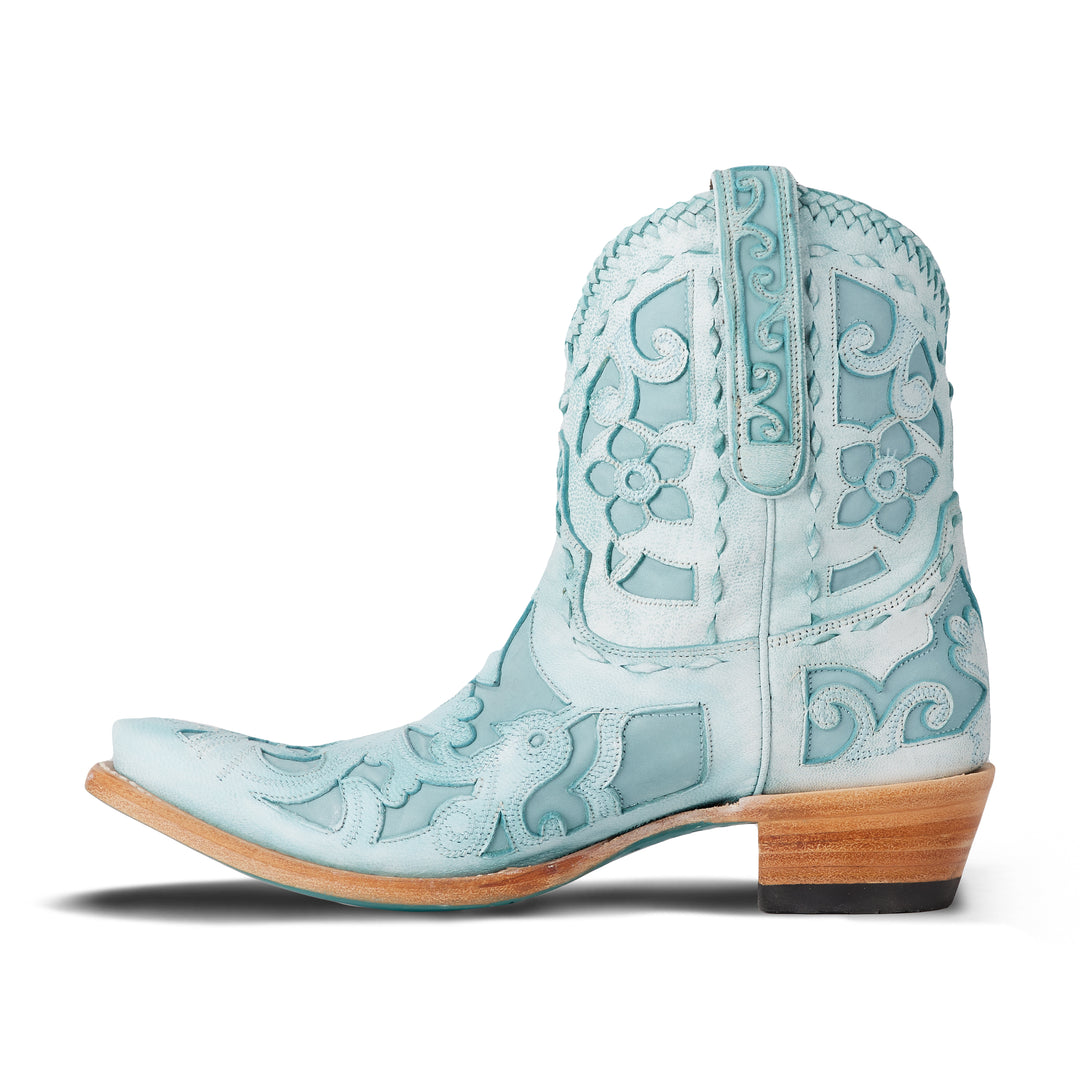 Robin Bootie - Powder Blue Ladies Bootie  Western Fashion by Lane