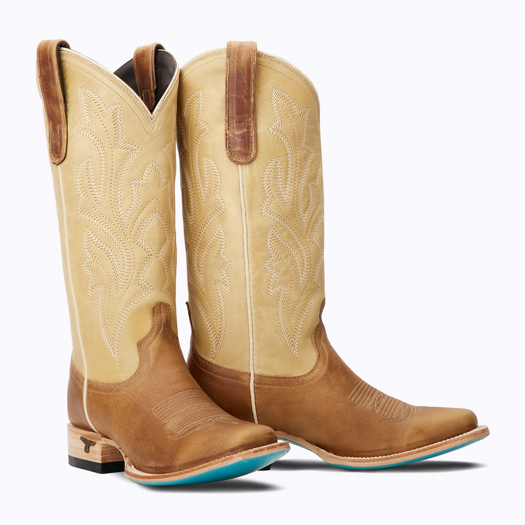 Classic Square - Desert Clay & Buttermilk Ladies Boot  Western Fashion by Lane