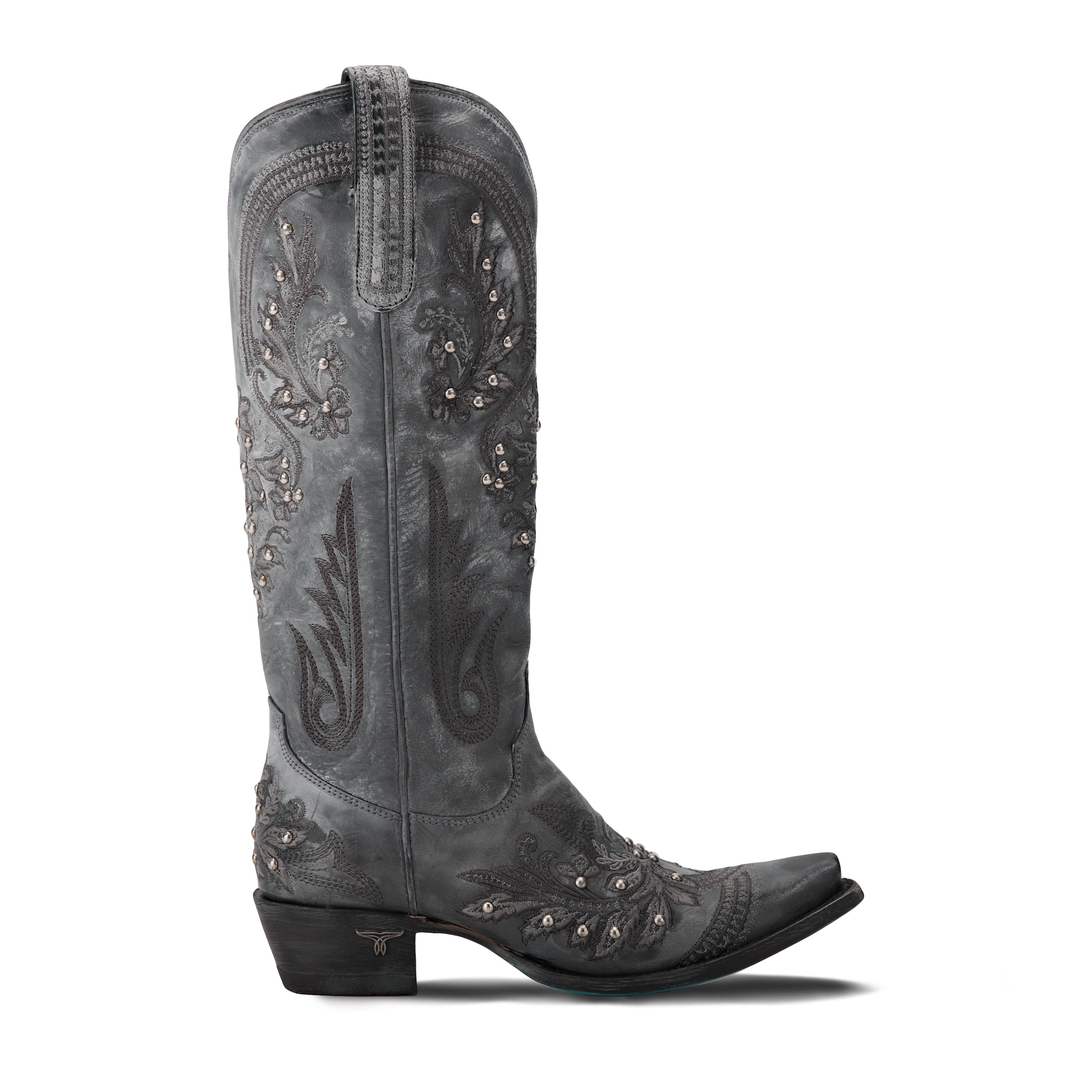 Santorini Boot - Distressed Jet Black**FINAL SALE** Ladies Boot Western Fashion by Lane