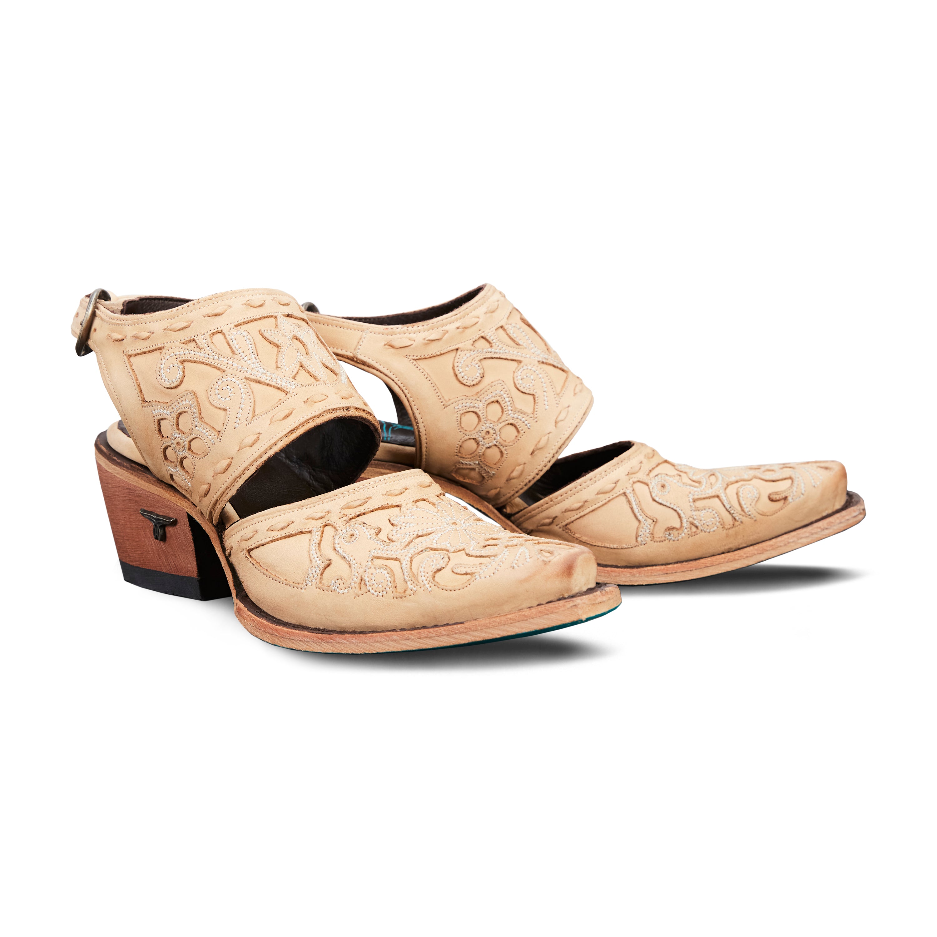 Robin Slingback Mule - Bone Mule Bone Western Fashion by Lane