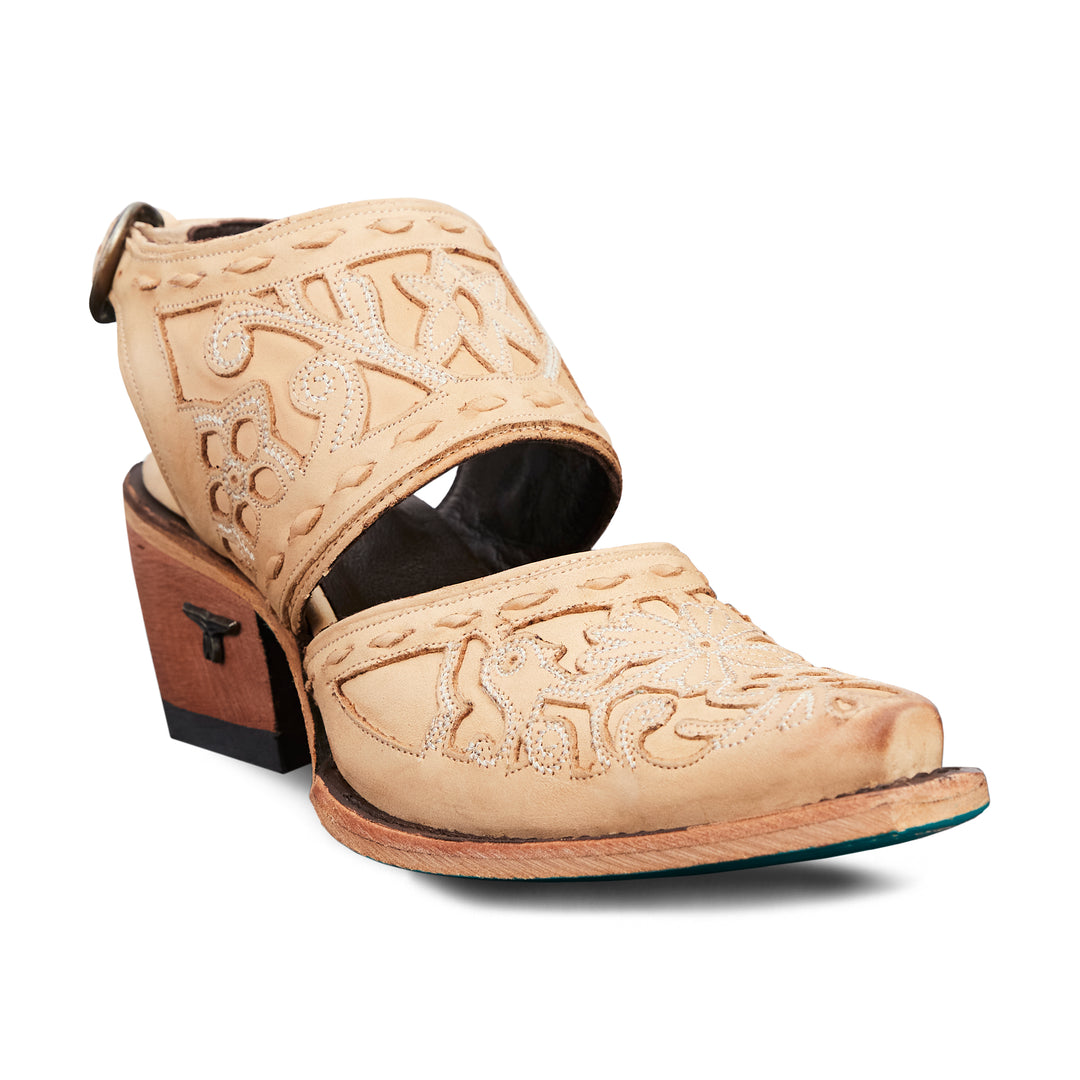 Robin Slingback Mule - Bone Mule Western Fashion by Lane