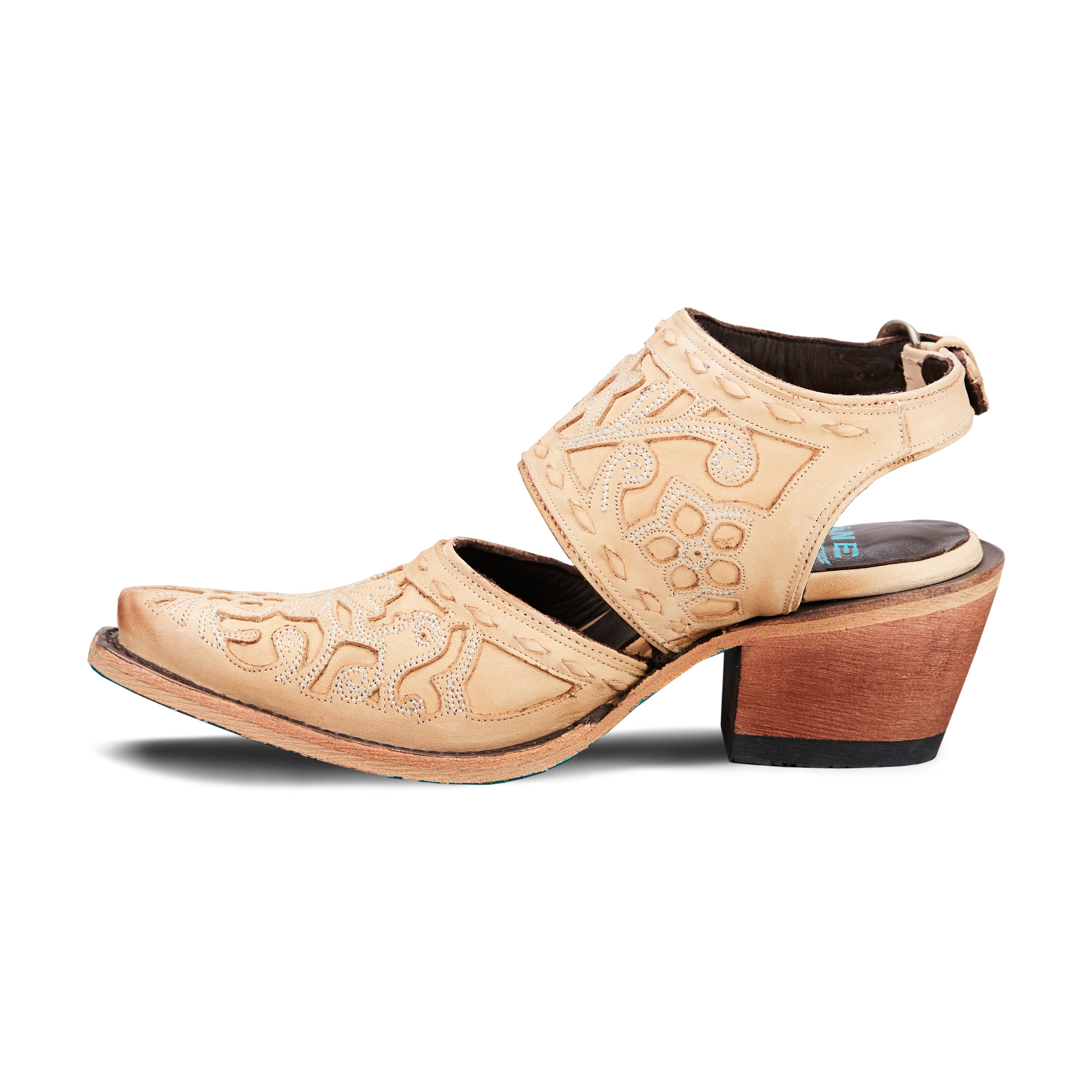 Robin Slingback Mule - Bone Mule Western Fashion by Lane