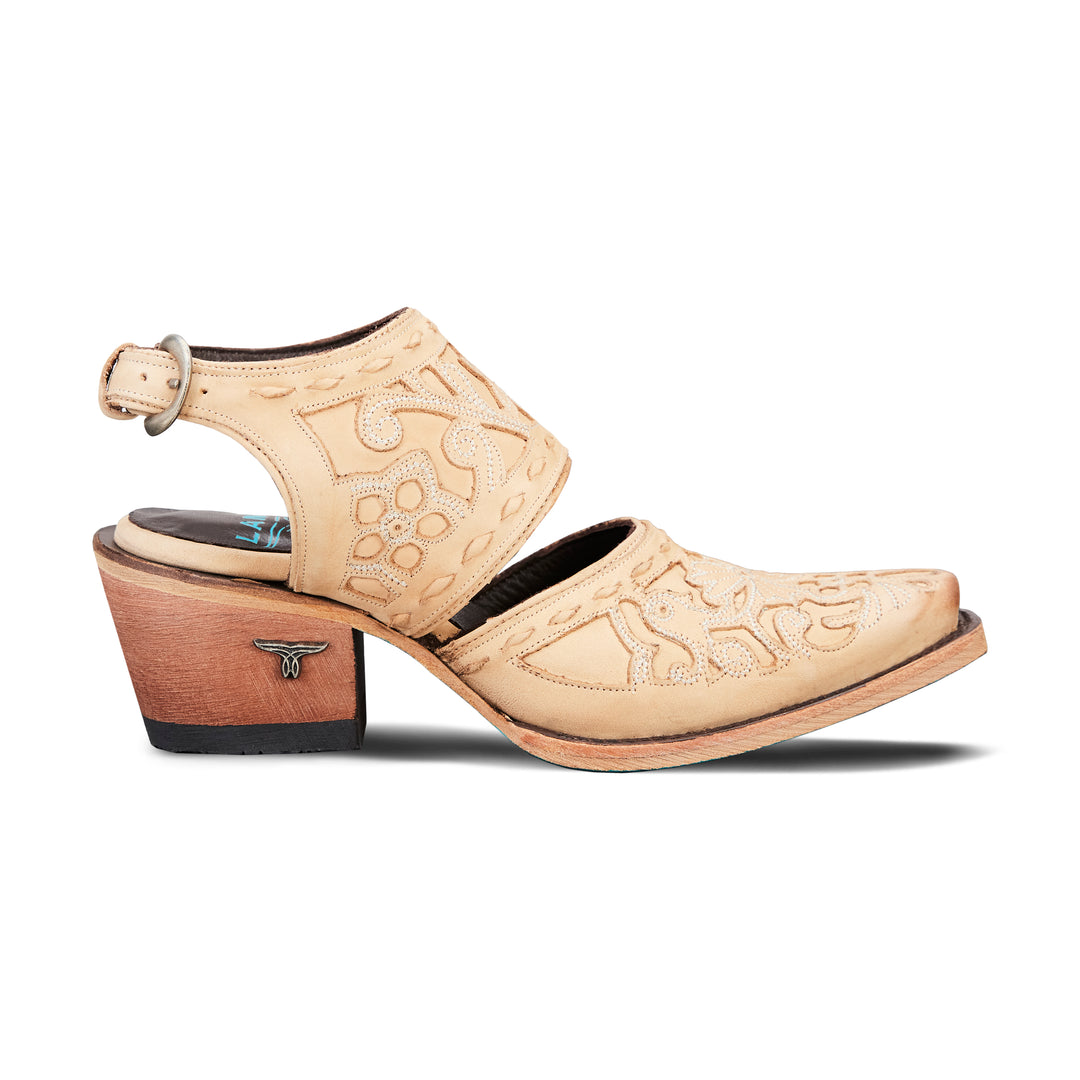 Robin Slingback Mule - Bone Mule Western Fashion by Lane