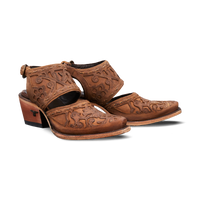 Robin Slingback Mule - Burnt Caramel Mule Western Fashion by Lane