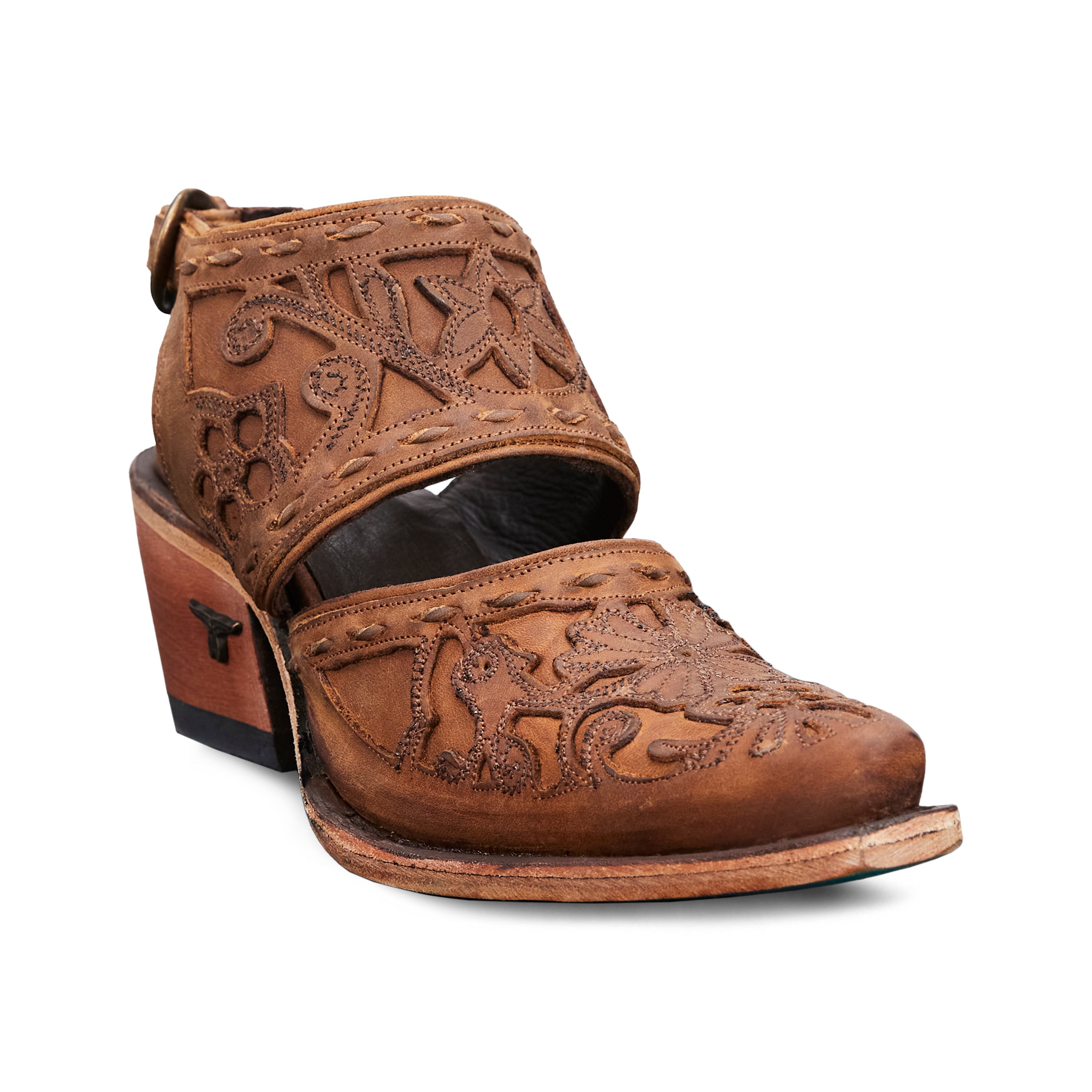 Robin Slingback Mule - Burnt Caramel Mule Western Fashion by Lane