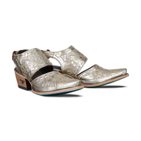 Robin Slingback Mule - Champagne Metallic Mule Champagne Metallic Western Fashion by Lane