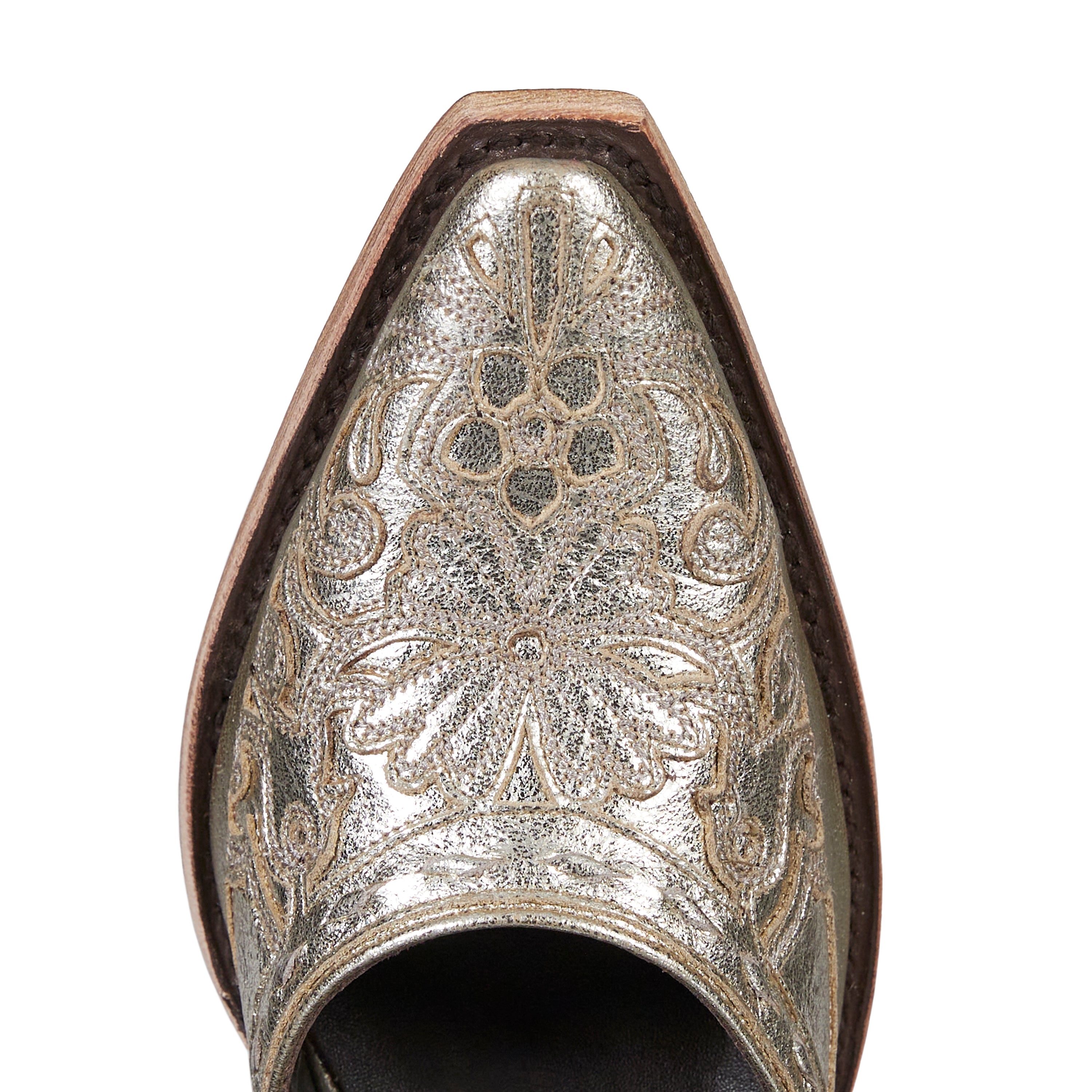 Robin Slingback Mule - Champagne Metallic Mule Western Fashion by Lane