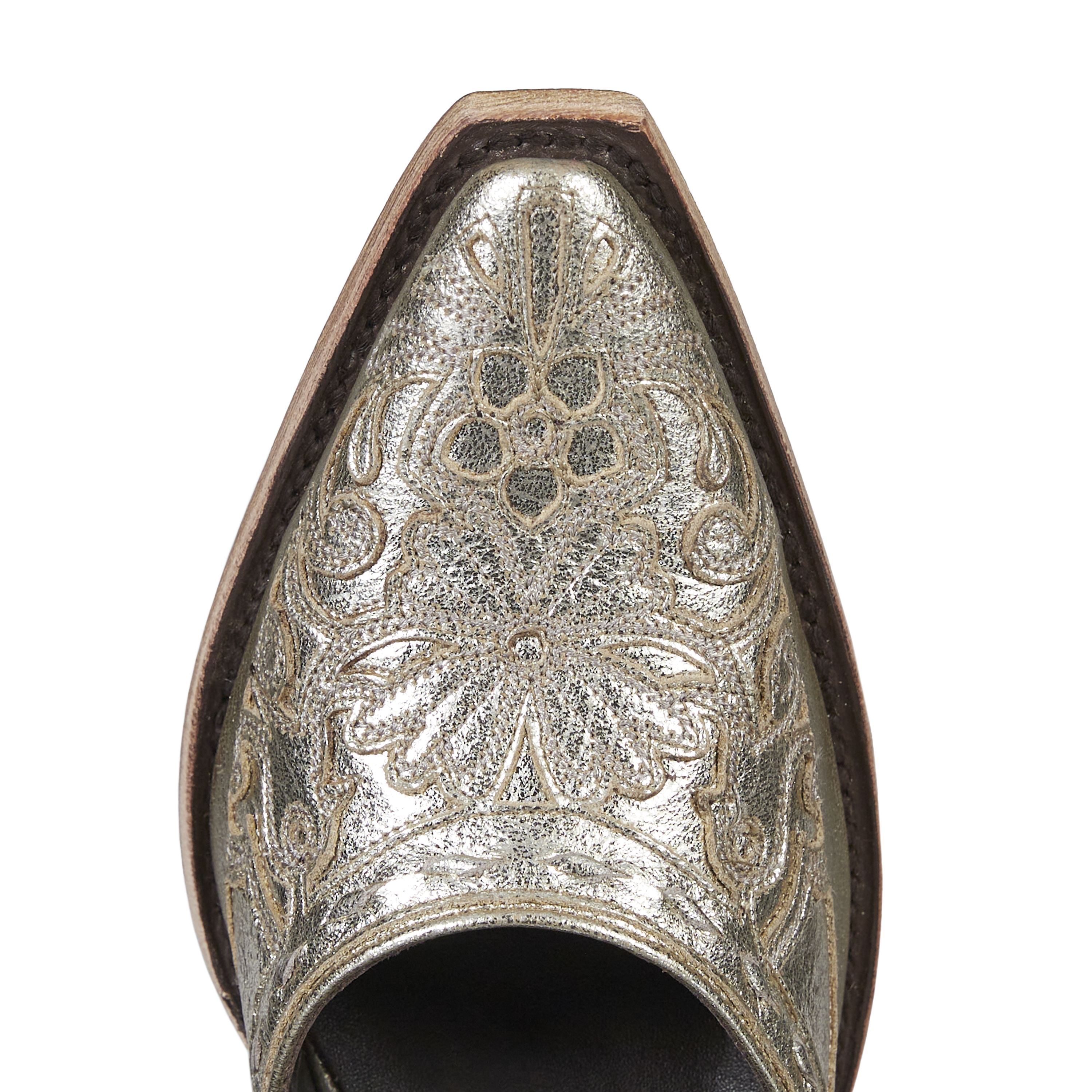 Robin Slingback Mule - Champagne Metallic Mule Western Fashion by Lane