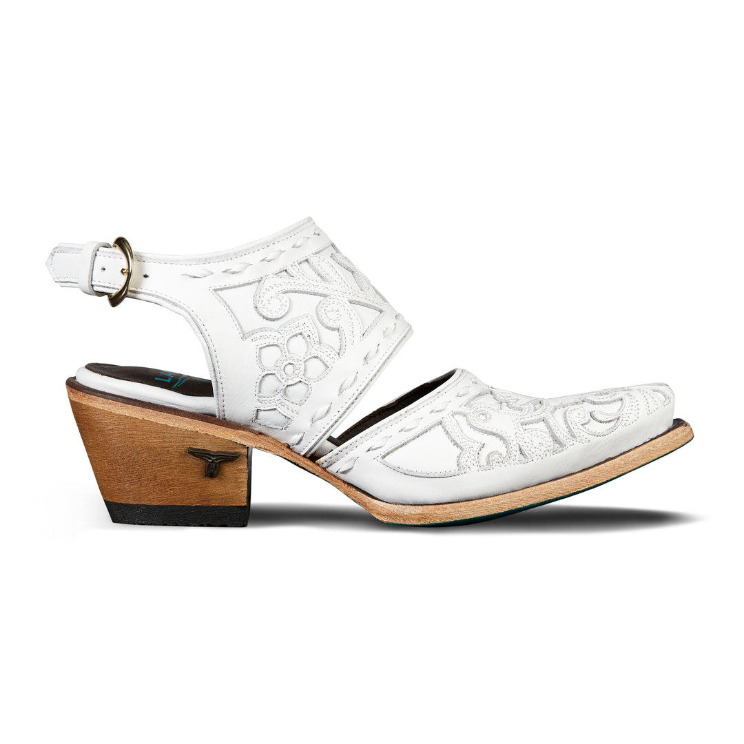 Robin Slingback Mule - Matte White Mule Western Fashion by Lane