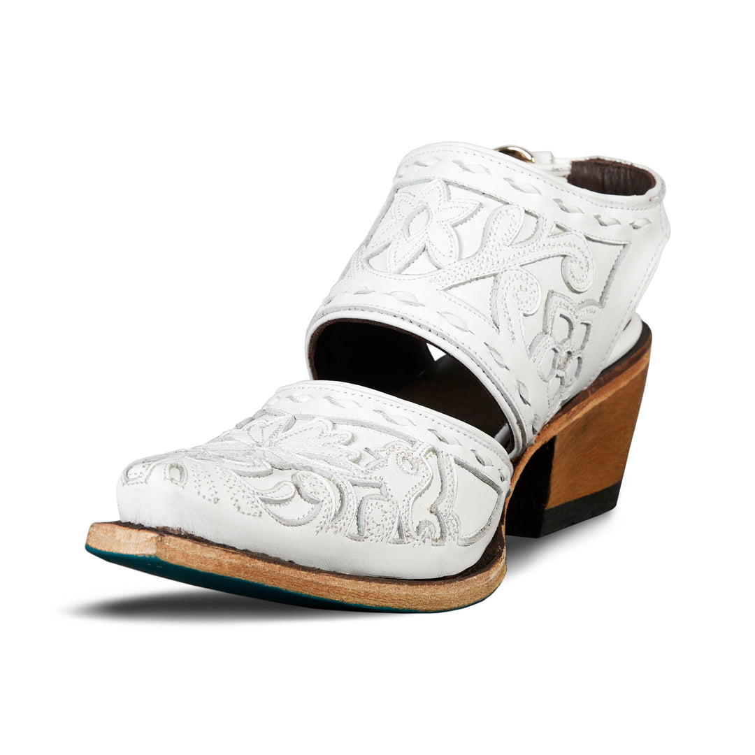 Robin Slingback Mule - Matte White Mule Western Fashion by Lane