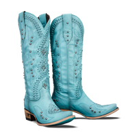 Cossette Boot - Turquoise Blaze Ladies Boot Western Fashion by Lane