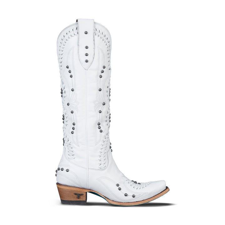 Cossette Boot - Matte White Ladies Boot Western Fashion by Lane