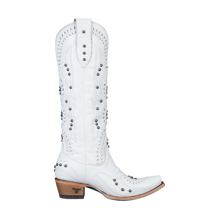 Cossette Boot - Matte White Ladies Boot  Western Fashion by Lane