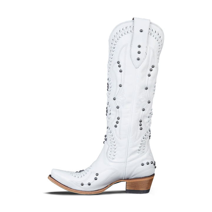 Cossette Boot - Matte White Ladies Boot Western Fashion by Lane