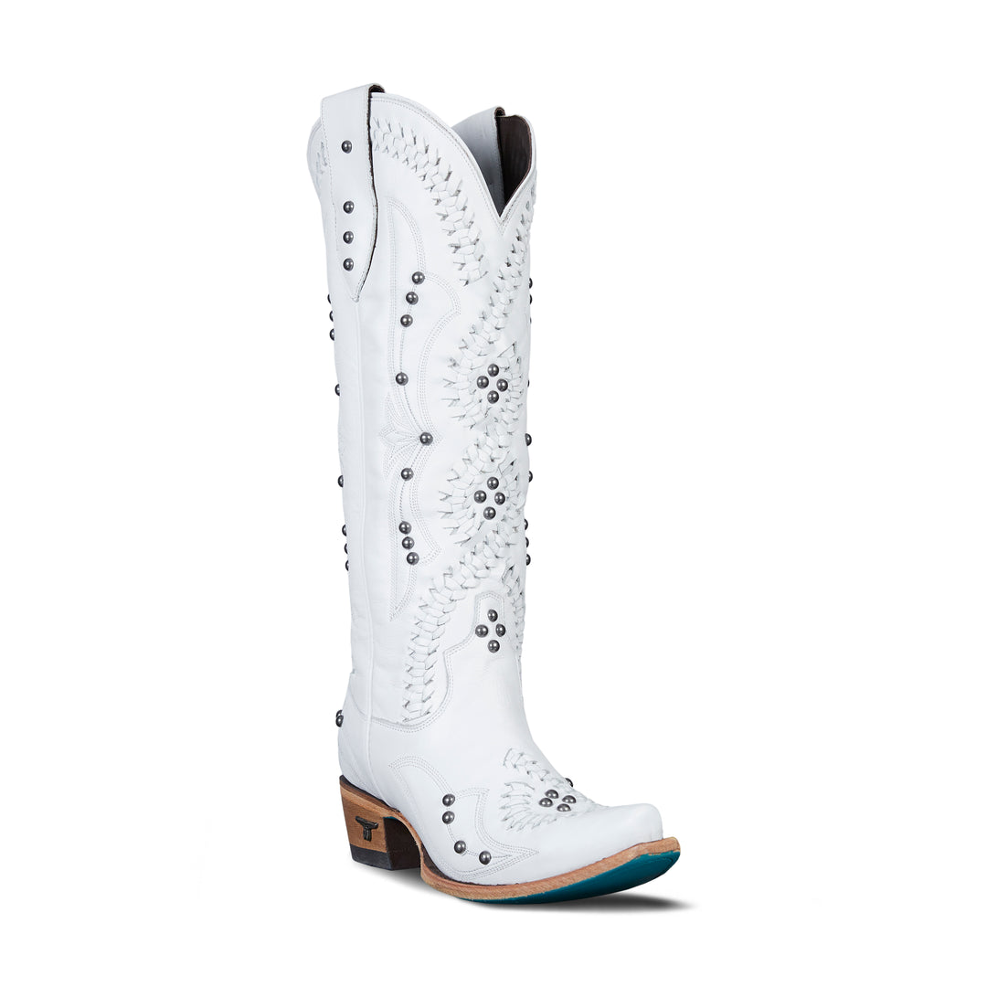 Cossette Boot - Matte White Ladies Boot Western Fashion by Lane