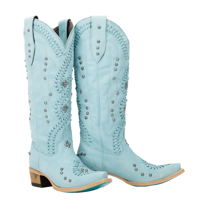 Cossette Boot - Powder Blue Ladies Boot  Western Fashion by Lane