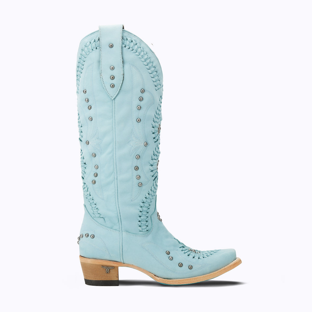 White and 2025 blue cowgirl boots