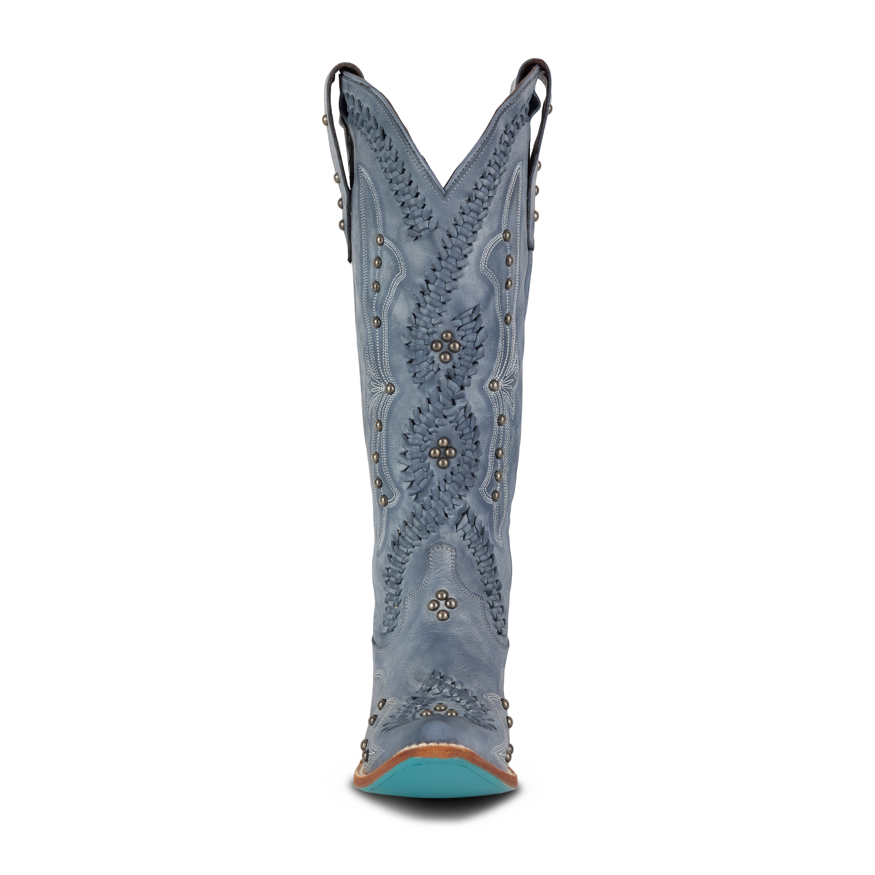 Cossette Boot - Washed Denim Ladies Boot Western Fashion by Lane