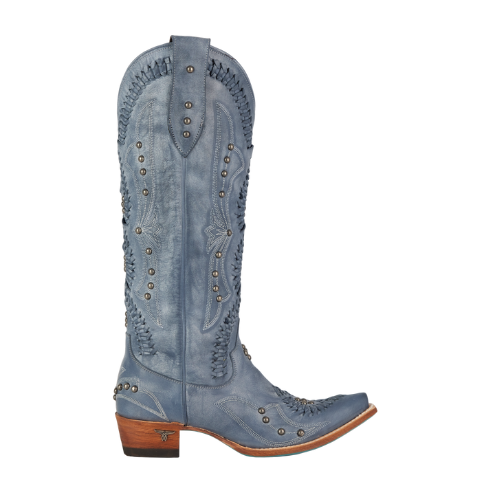 Cossette Boot - Washed Denim Ladies Boot  Western Fashion by Lane