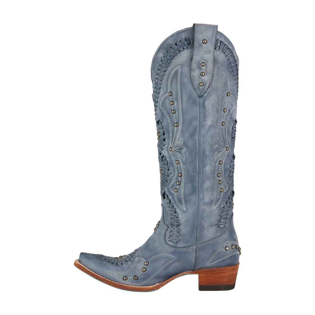 Cossette Boot - Washed Denim Ladies Boot  Western Fashion by Lane