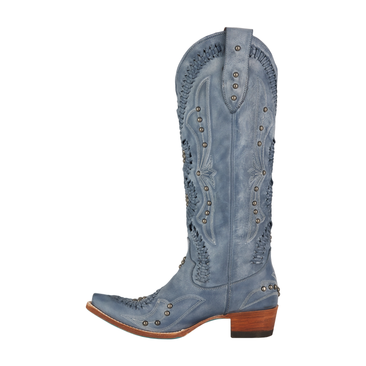 Cossette Boot - Washed Denim Ladies Boot  Western Fashion by Lane