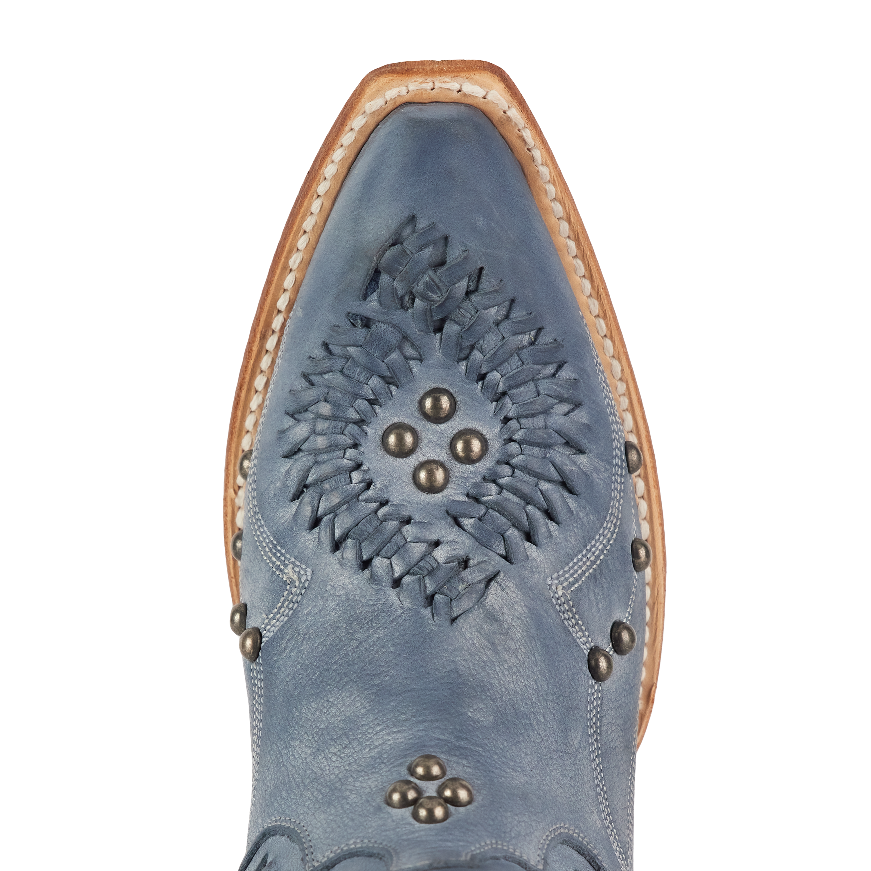Cossette Boot - Washed Denim Ladies Boot Western Fashion by Lane