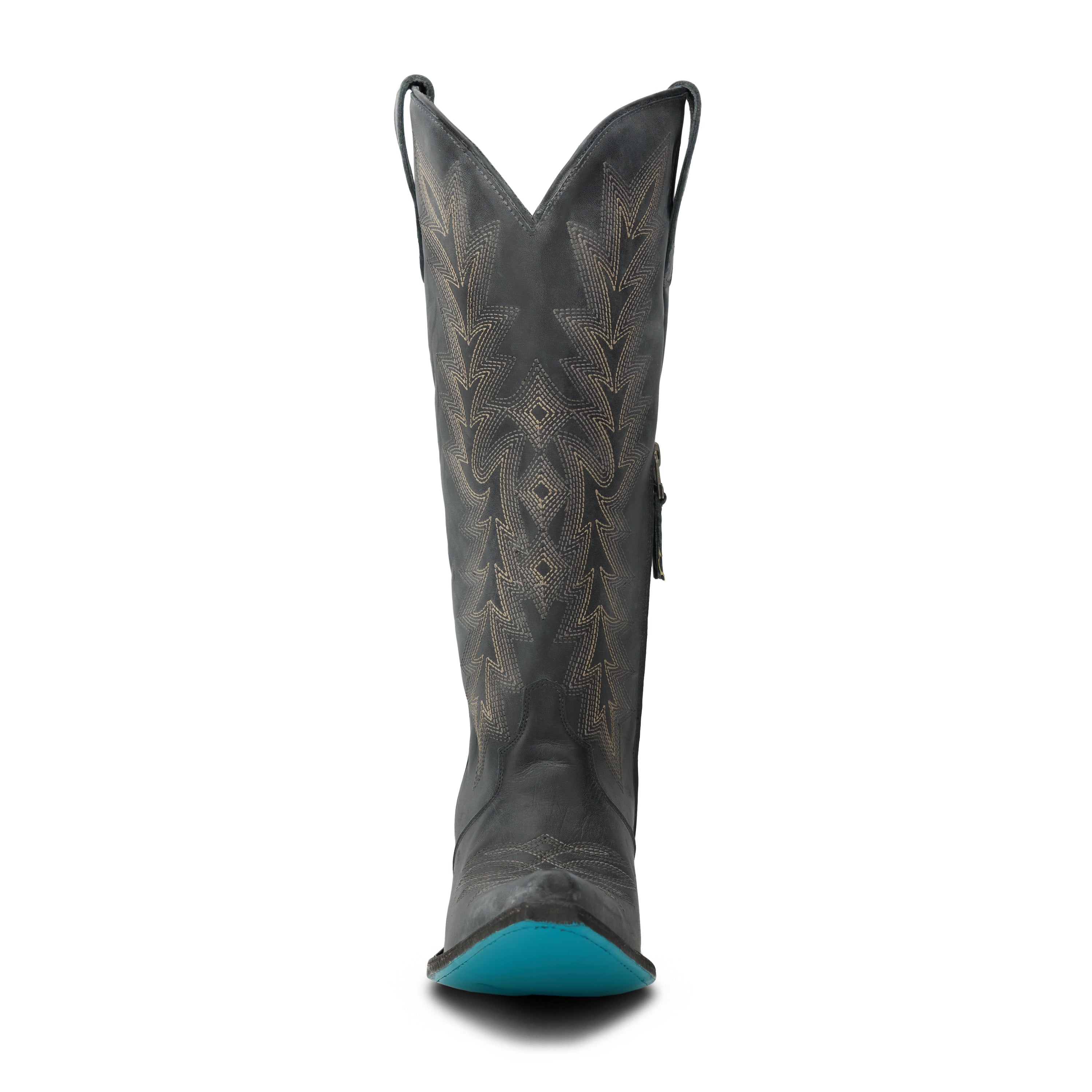 Off the Record Boot - Distressed Jet Black**FINAL SALE** Ladies Boot Western Fashion by Lane