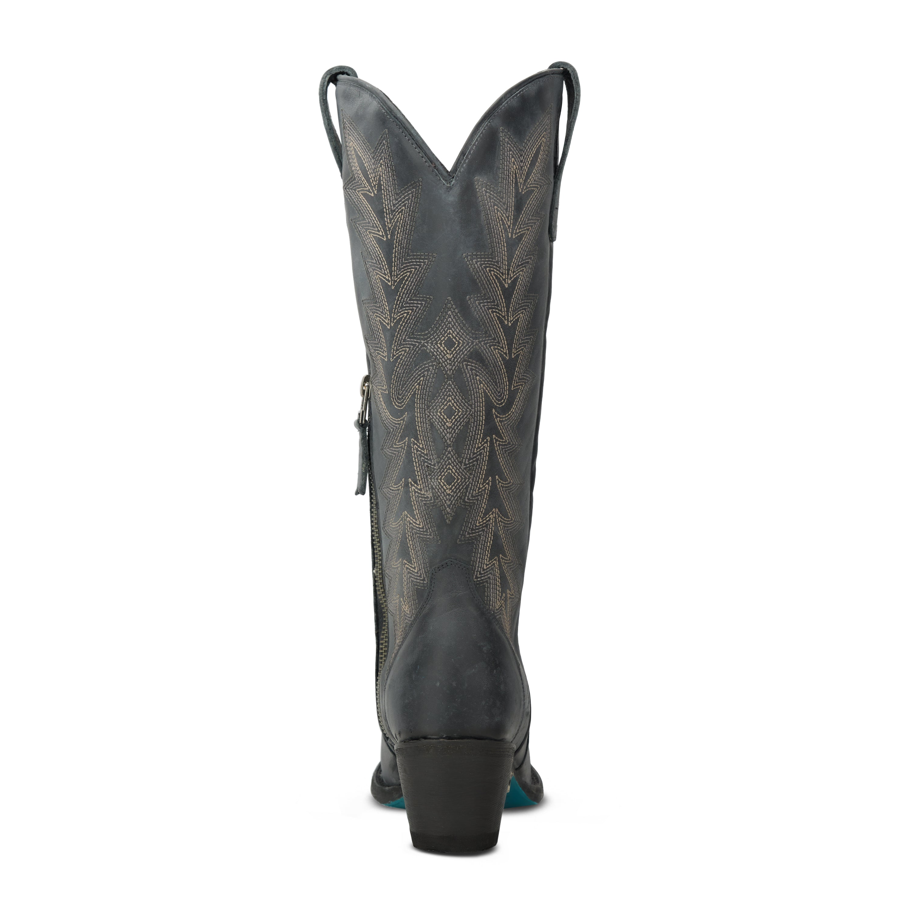 Off the Record Boot - Distressed Jet Black**FINAL SALE** Ladies Boot Western Fashion by Lane