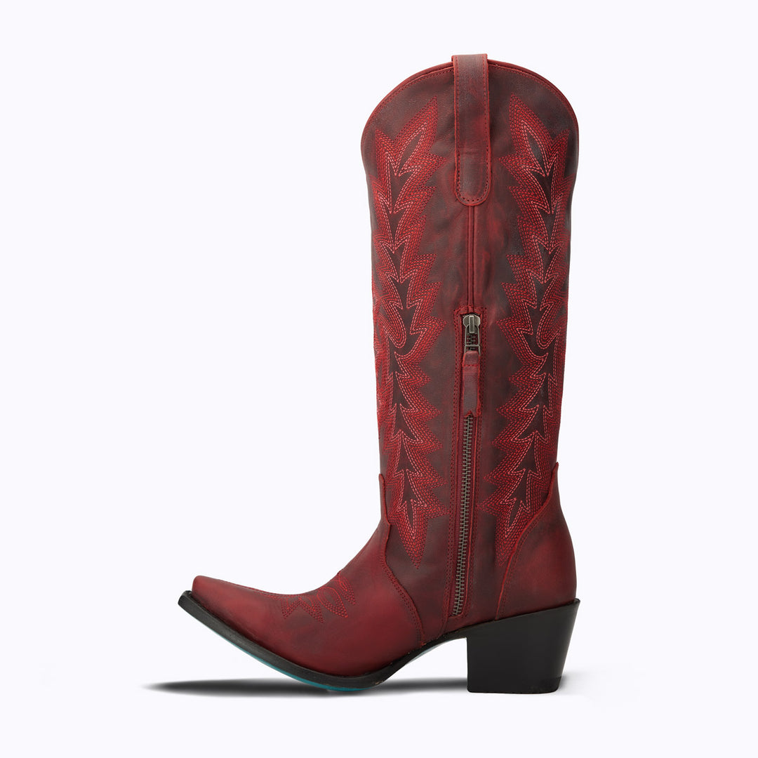 Off the Record - Smoldering Ruby Ladies Boot  Western Fashion by Lane