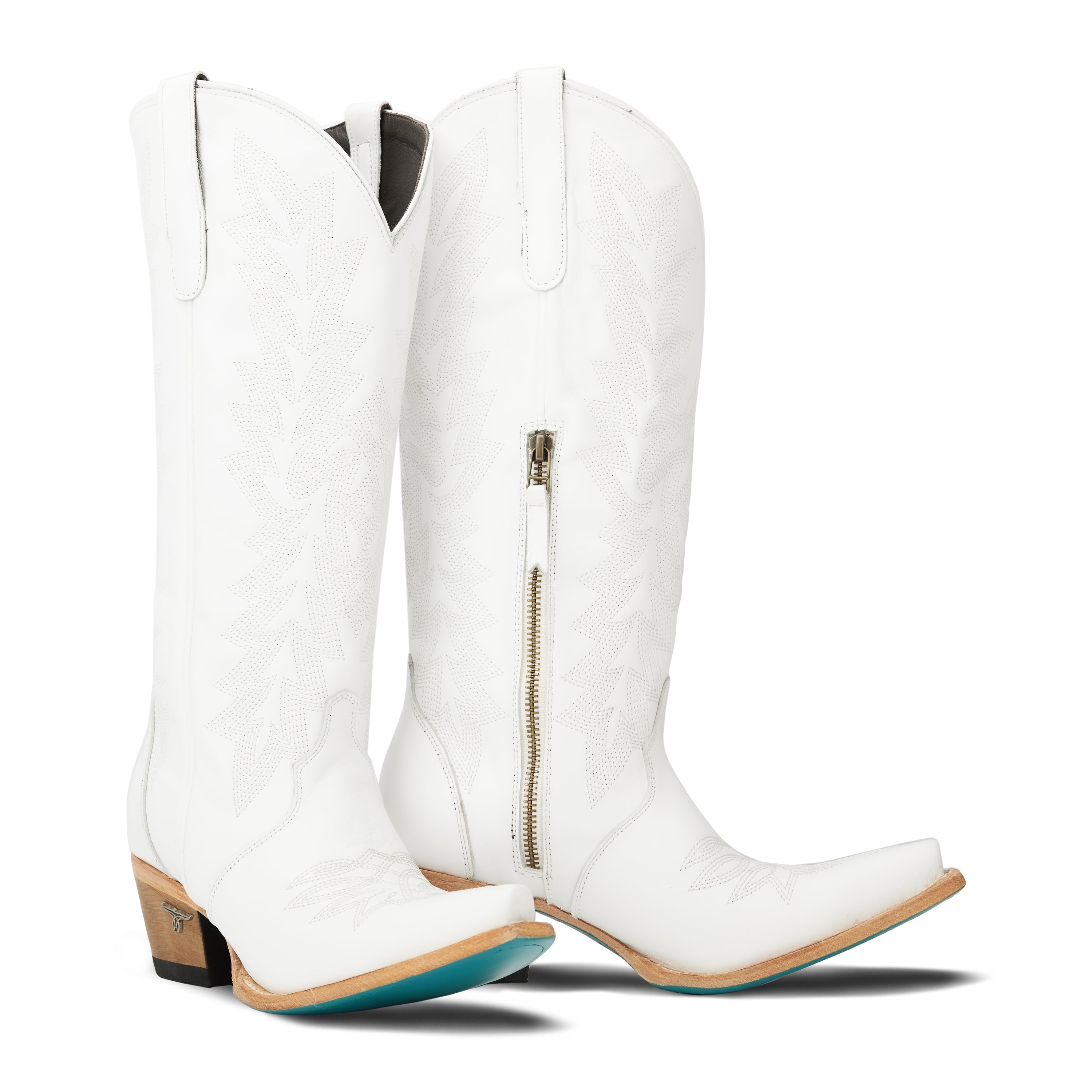 Off white cowgirl boots hotsell