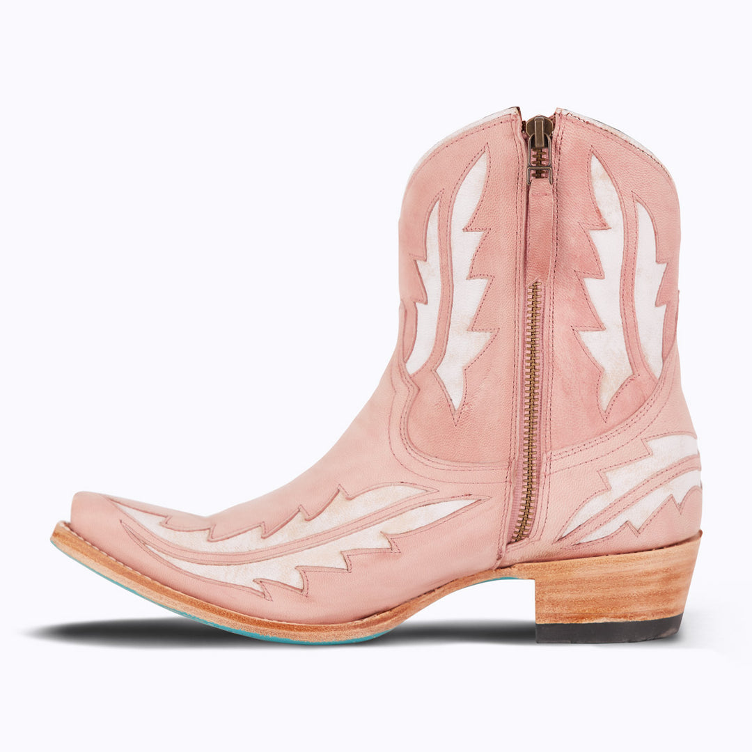 Walk the Line Bootie - Blush **Final Sale** Ladies Bootie  Western Fashion by Lane