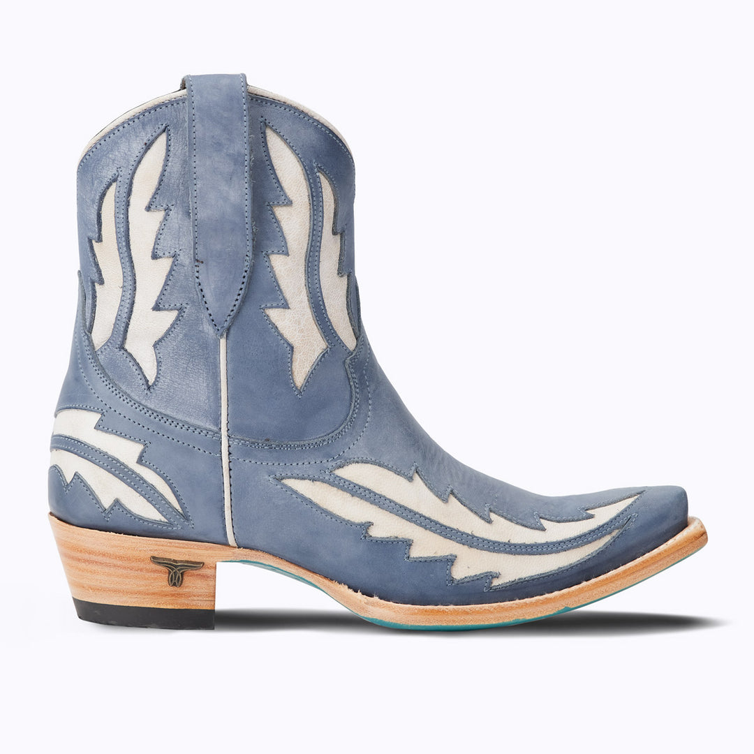 Walk the Line Bootie - Denim **Final Sale** Ladies Bootie  Western Fashion by Lane