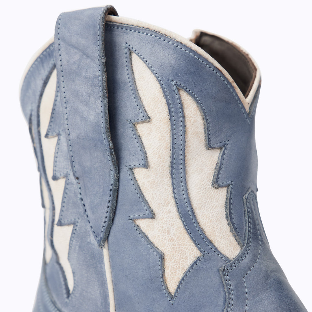 Walk the Line Bootie - Denim **Final Sale** Ladies Bootie  Western Fashion by Lane