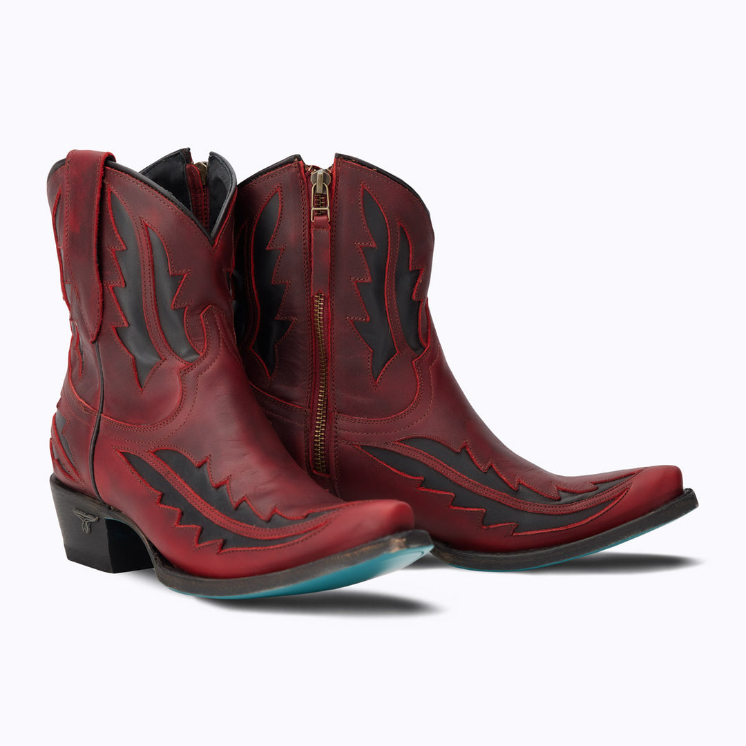 Walk the Line Bootie - Smoldering Ruby **Final Sale** Ladies Bootie  Western Fashion by Lane